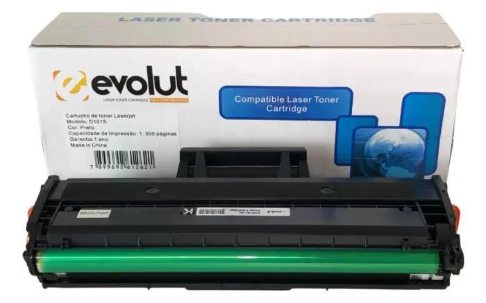CARTUCHO DE TONER COMP. SAMSUNG D101 ML2160/2165/2168/SCX3400F/3405F 1,5K EVOLUT SUPREME