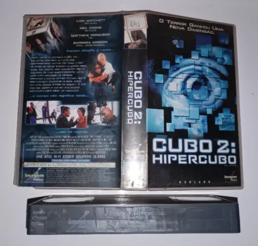 VHS Dublado Cubo 2 Hipercubo