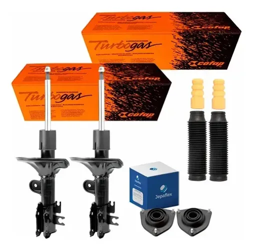 Par Amortecedor Dianteiro Jac J5 J6 Cofap com Kit completo Frete Grátis