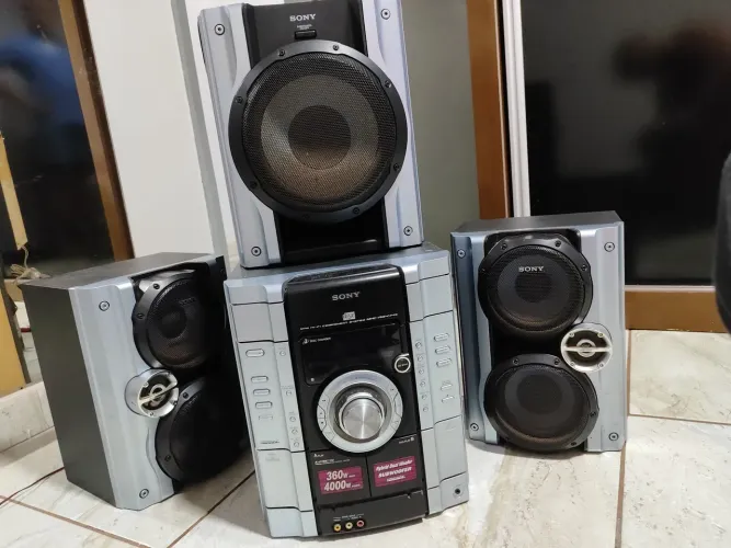 Som Sony Micro System com Subwoofer