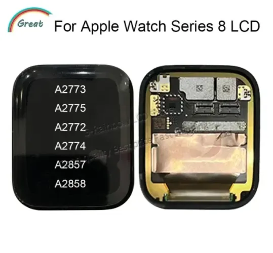 tela apple watch s8 45mm lcd original retirado Garantia
