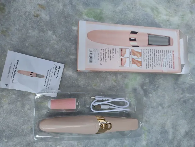 Lixador Pés Elétrica Portátil Remove Calos Rachaduras Usb 110v/220v