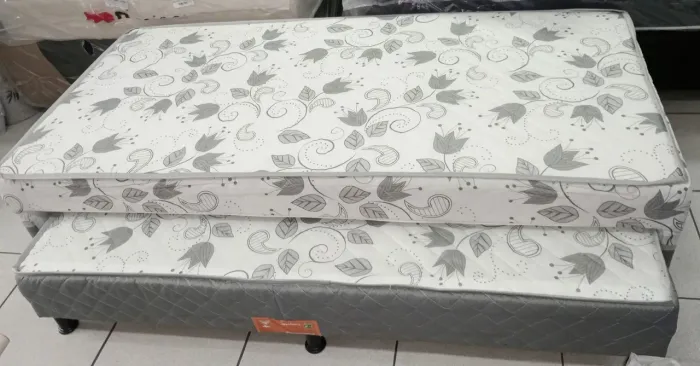 Cama Box Solteiro Acoplada com Auxiliar D33 