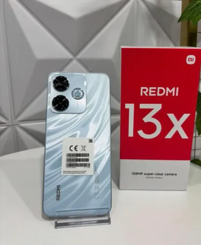 Smartphones Redmi 13X - Azul - 256GB/8Ram Lacrado - Preço baixo e Qualidade Alta 