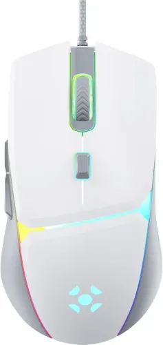 Mouse Gamer Fortrek Crusader 12800dpi Branco