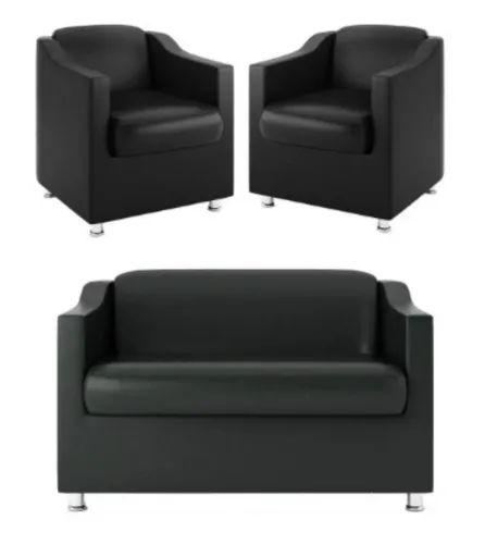 Kit Sofá para Escritório - Conforto e Elegância - LOJA IKONMIXOFFICE 