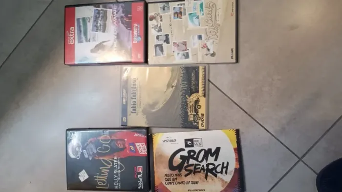 COMBO DVD´S - KELLY , GRW SEARCH, FABIO FABULOSO E HAWAI E SURF FLUIR