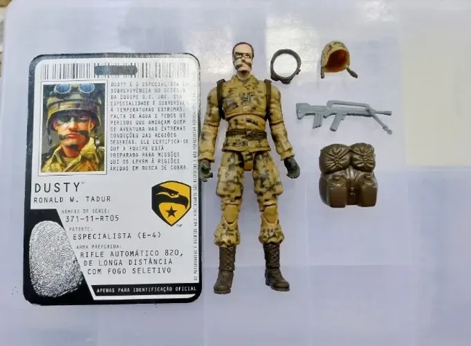GI Joe The Rise of Cobra Dusty Escala 1:18
