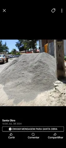 Areia para construção - Entrega Imediata