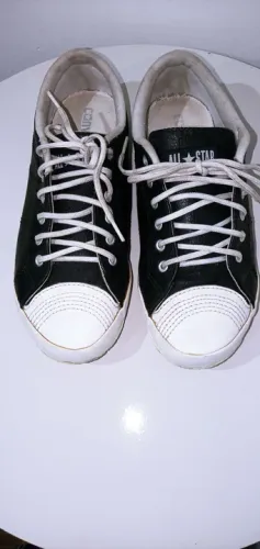 Tênis Converse All Star( couro legítimo.) Tam.36 (Usado).