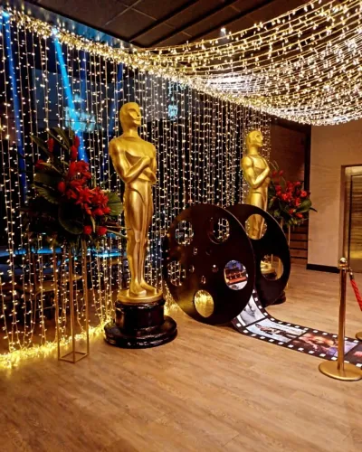 Decoração festa Hollywood Oscar Locação