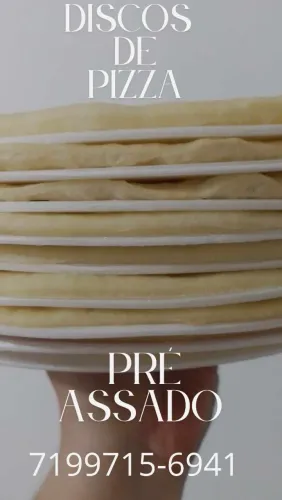 Discos de pizza pré assado 