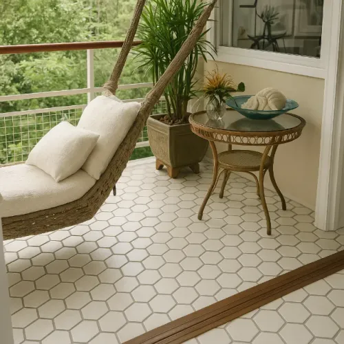 Piso Ceramico Rustico Interno Area Externa Cozinha Creme