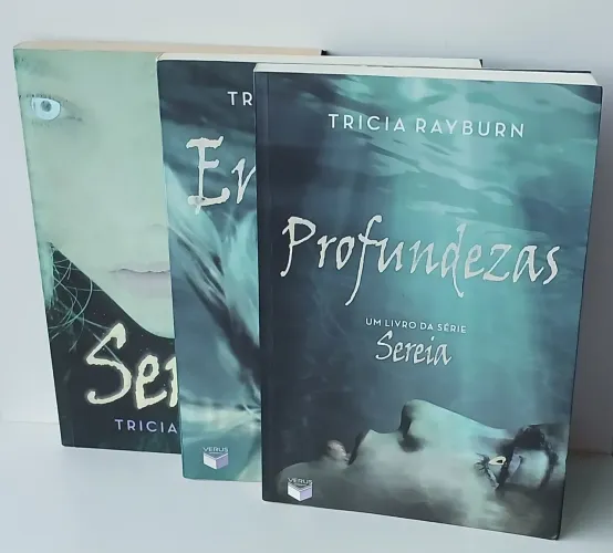 LOTE 3 LIVROS SAGA SERIE TRILOGIA SEREIA ENCANTO PROFUNDEZAS TRICIA RAYBURN