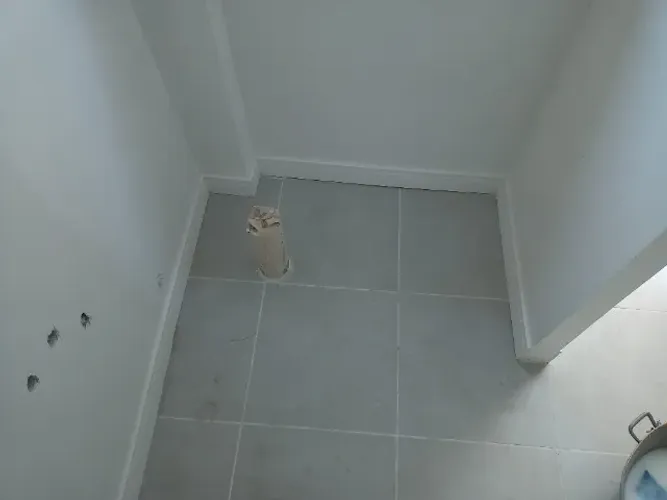 Instalação de rodapés