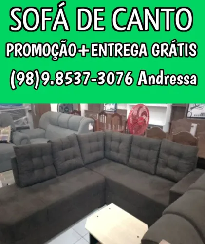 Sofá de Canto - Promoção + Entrega Grátis