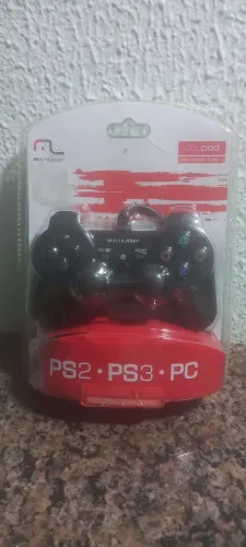 Controle Multilaser para PS2, PS3 e PC - Novo!