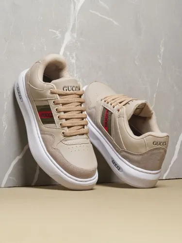 Sapatênis Gucci bege