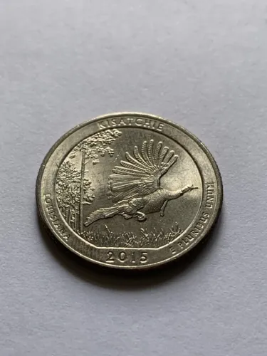 Moeda de 25 centavos de Louisiana 2015