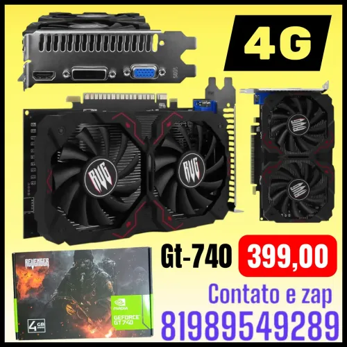 Placa de vídeo Gt-740 4G
