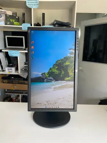 monitor 20 polegadas articulado hp led/vga/DVI/ perfeito com garantia e nf