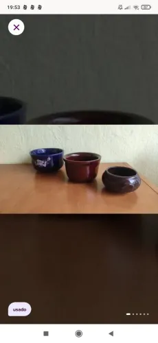 Jogo de 3 Tigelas de Cerâmica