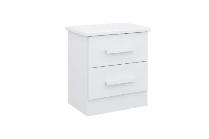 Mesa de Cabeçeira New Athos DDORO Branca - Entrega Rápida!