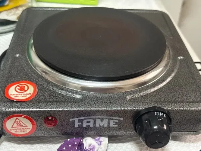 Fogão Elétrico Portátil 1 Boca FAME em ótimo estado