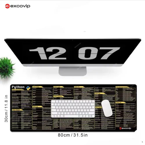 Mouse Pad comandos Python - 80cm X 30cm