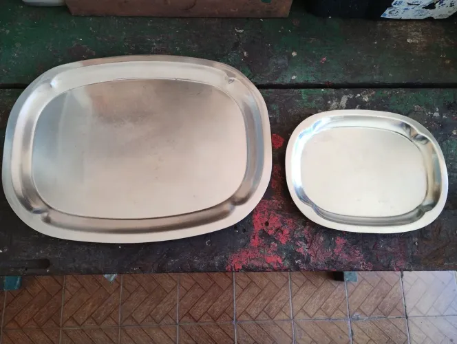2 BANDEJAS EM INOX FRACALANZA