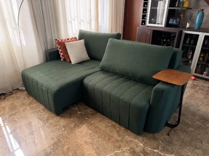 Sofá Cama Treviso Sem Caixa Retrátil Reclinável - Mid Century Modern - Linhão