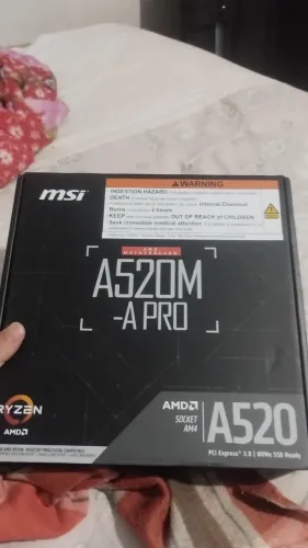 Placa Mãe MSI A520M-A PRO