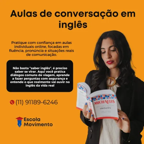 Aulas particulares de inglês focadas em conversação