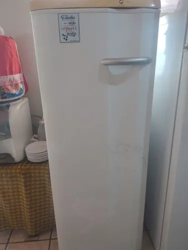 Freezer vertical gelando muito