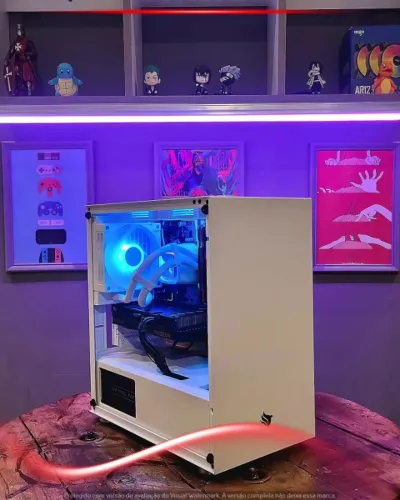 PC Gamer i7 8700, 16gb Ram, 240gb Ssd + 500gb Hd, Rx 6500 xt, WC