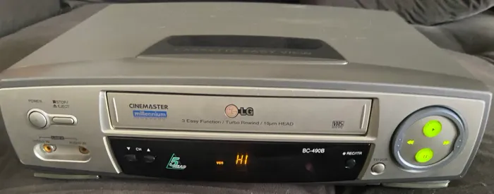 Vídeo cassete vcr k7 LG 5 cabeças DEFEITO