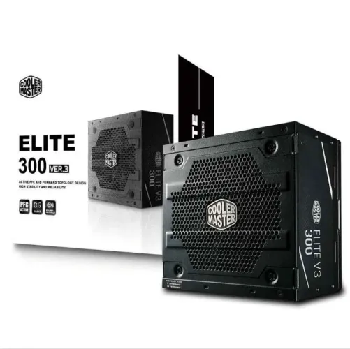 Fonte Cooler Master V3, 300w, PFC ativo, Nova
