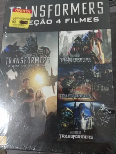 Transformers coleção 4 filmes lacrado