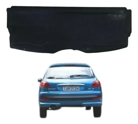 Tampao Bagagito Porta Malas Peugeot 207 1.4 2011 2012 Manual Preto