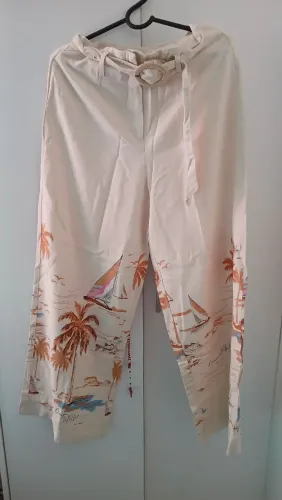 Calça de linho