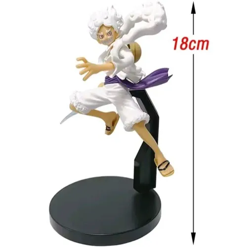 Estatueta anime One Piece Luffy GEAR5 em Pvc