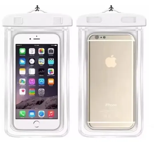 Capa Celular A Prova D'Água Transparente Universal