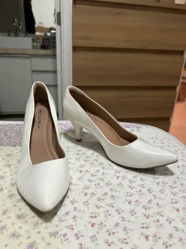Sapato Scarpin Piccadilly branco