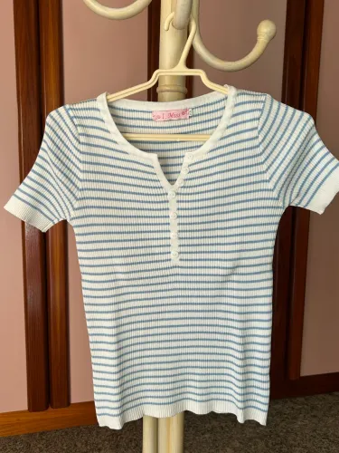 Blusa malha canelada 