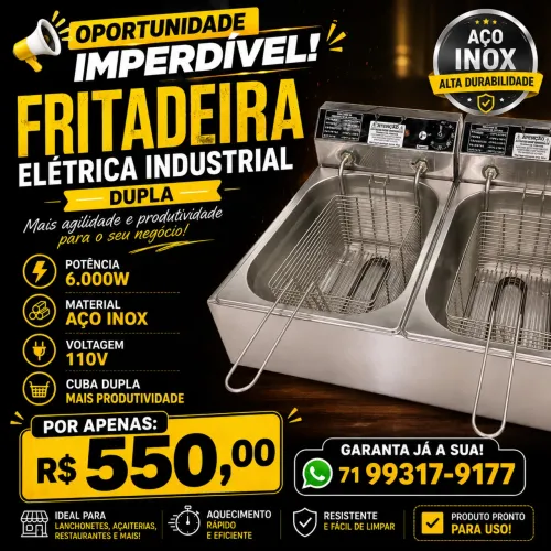 Fritadeira Industrial 14L 110v