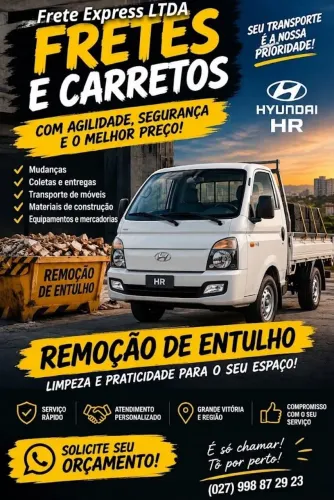 Fretes e remoção de entulhos Grande Vitória