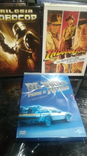 Dvds originais Trilogias seminovos revisados.