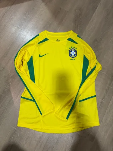 Camisa manga longa Brasil 2002