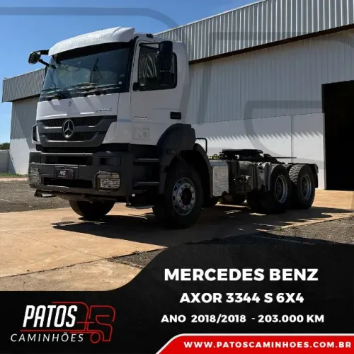 Mercedes Benz Cavalo Mecanico Axor 3344 s 6x4 2018/2018