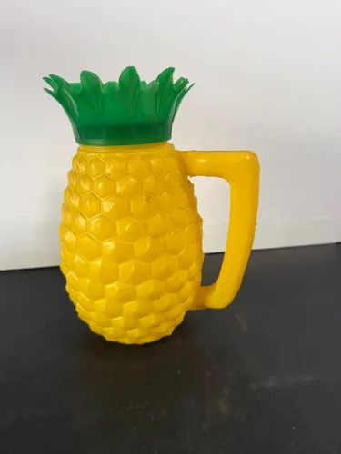 jarra abacaxi bonatec antiga cor amarela